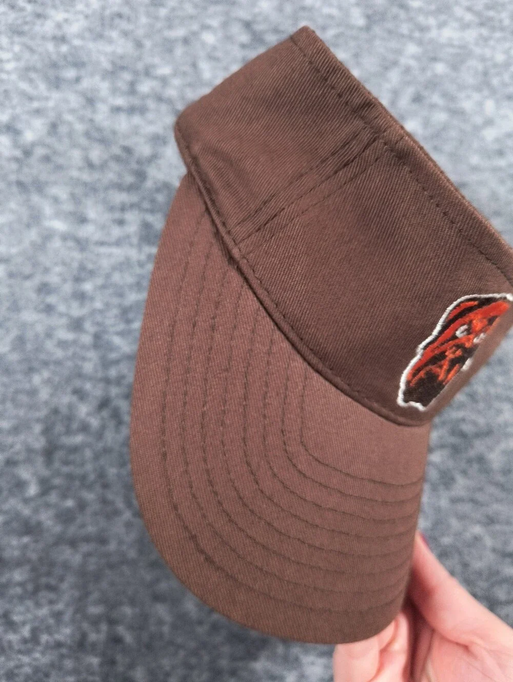 Cleveland Browns adjustable sun visor, adult OS